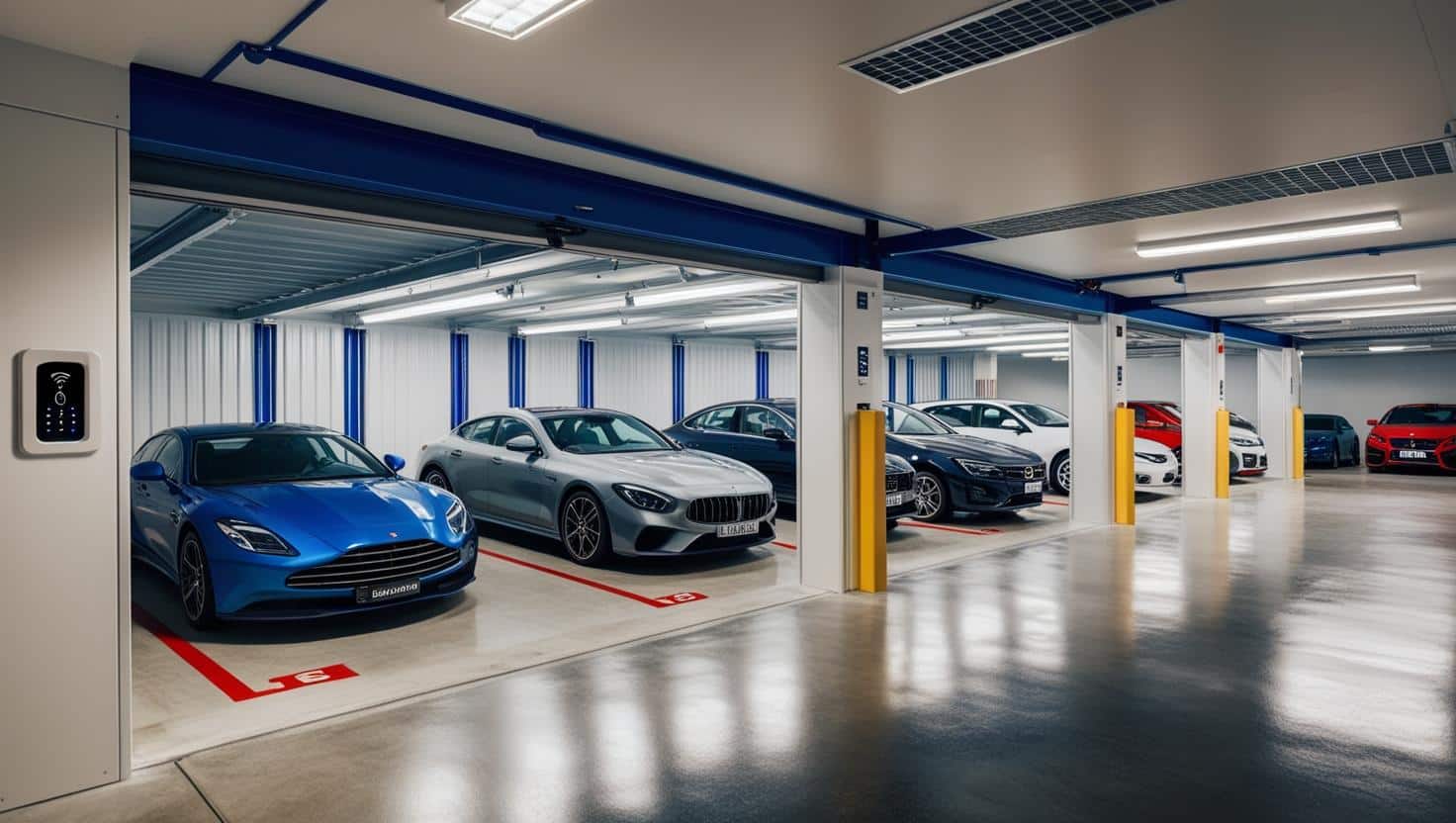 secure car storage space in Darlington
